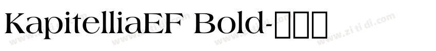 KapitelliaEF Bold字体转换 KapitelliaEF Bold字体转换